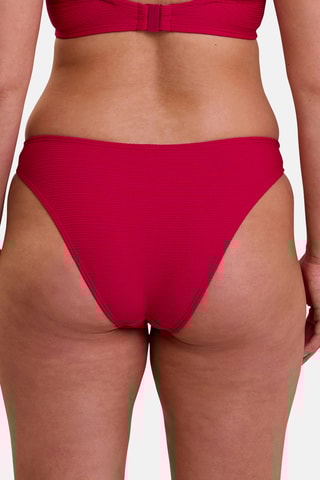 Parte de cima de biquíni Glamourous Textured - Vermelho