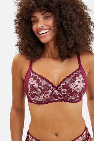 Soutien Capucine - Bordô e rosa-maquilhagem