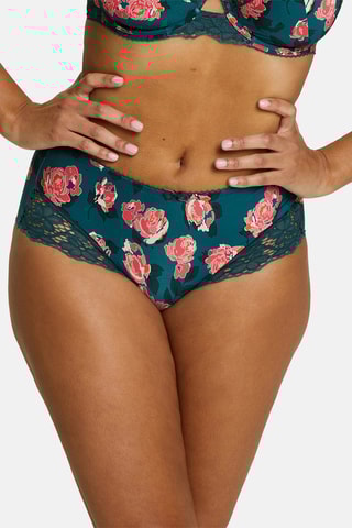 Shorties Tiffany - Azul-petróleo