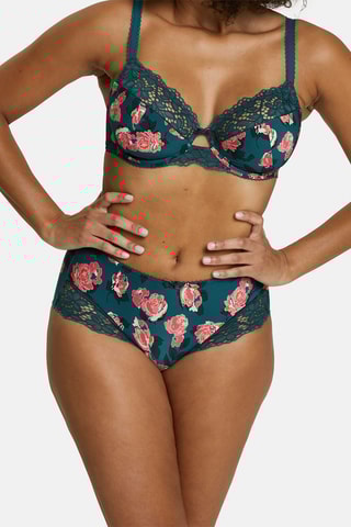 Shorties Tiffany - Azul-petróleo