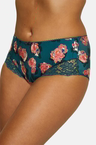 Shorties Tiffany - Azul-petróleo