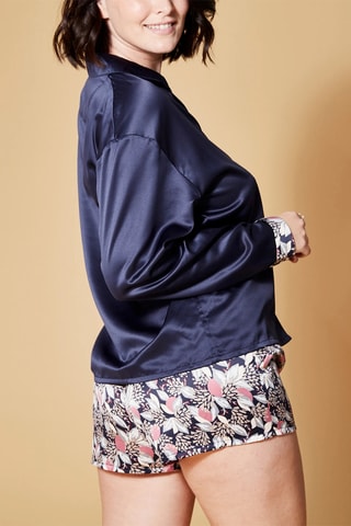 Calções Idole - Azul-marinho e rosa