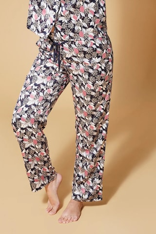 Calças de pijama Idole - Azul-marinho e rosa