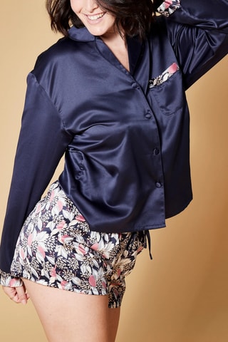 Camisa de pijama In Style - Azul-marinho