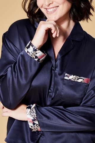 Camisa de pijama In Style - Azul-marinho