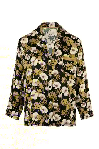 Camisa de pijama Trendy Mix - Preto