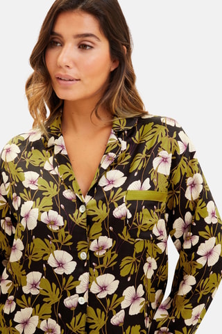 Camisa de pijama Trendy Mix - Preto