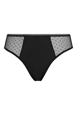 Cueca menstrual Rosie - Fluxo médio - Preto