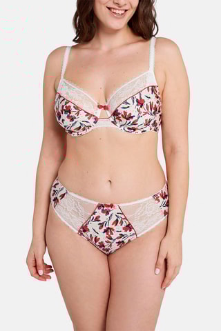 Tanga Violette - Branco