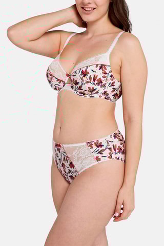 Tanga Violette - Branco