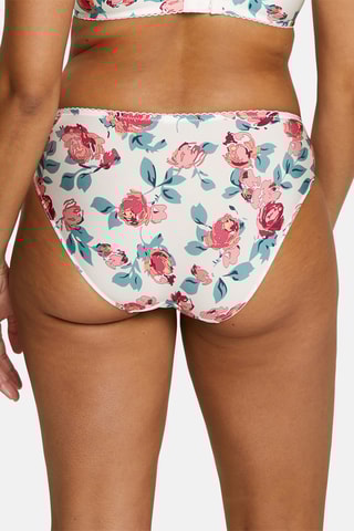 Tanga Tiffany - Rosa e marfim