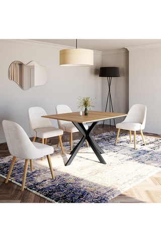 Mesa extensível Spider - 160 x 75 x 90 cm