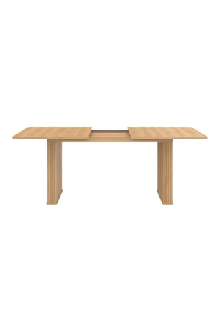 Mesa de jantar extensível Albane - Imitação de madeira