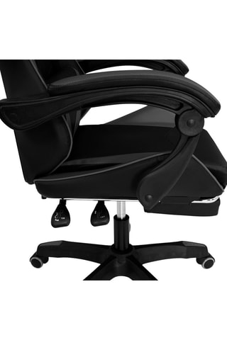 Cadeirão de escritório especial gaming - Preto e cinzento