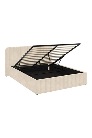 Cama com arrumação com sommier Valentina - Área de deitar 140 x 190 cm