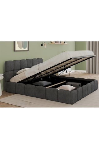 Cama com arrumação e sommier Bubble - Área de deitar 160 x 200 cm