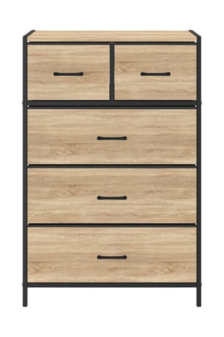 Cómoda 5 gavetas Iris - 60 x 30 x 90 cm