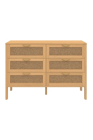 Cómoda 6 gavetas Eve - 118 x 80 x 40 cm