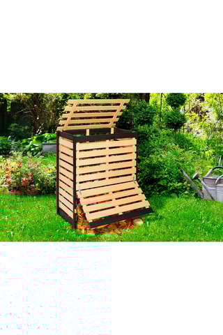 Recipiente de compostagem em madeira 360L