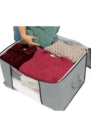 3 capas de arrumação grande formato - Cinzento-escuro - 90 l