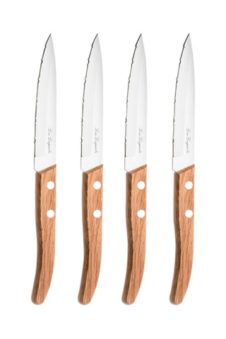 4 couteaux office en acier inoxydable 13/0 et bois Forest