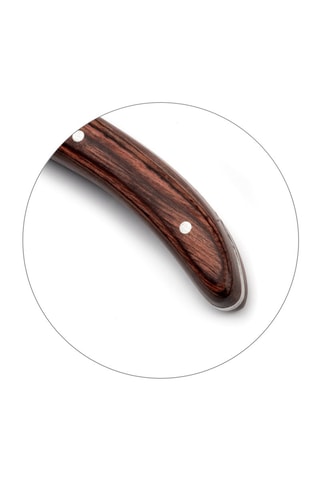 6 couteaux à steak en acier inoxydable  Royal Bois