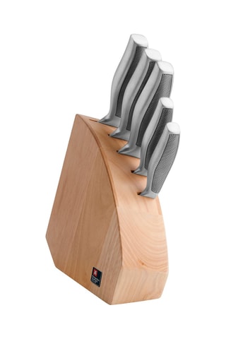 Bloc de 5 pièces en acier inoxydable Sense