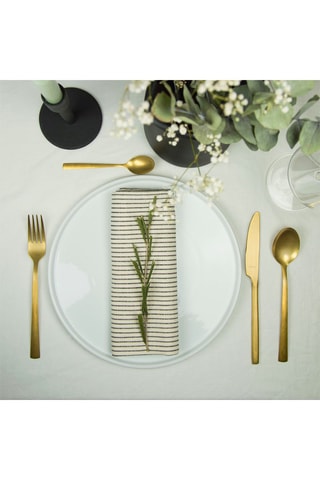 Ménagère en acier inoxydable Alta doré - 32 pièces