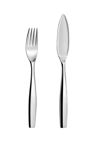 Couverts à poisson Wallis en acier inoxyables - 12 pièces