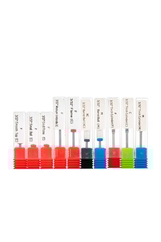 10 fraises manucure en céramique pour polisseuse électrique