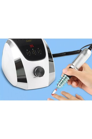 Kit ponceuse à ongles portatif - 6 têtes