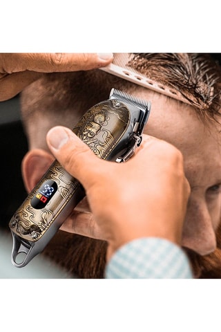 Tondeuse cheveux et barbe avec profileur et accessoires