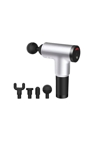 Pistolet de massage musculaire - Argenté et noir