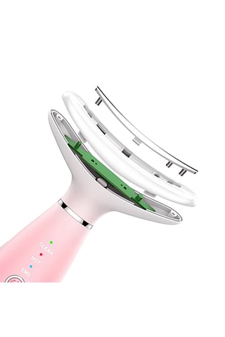 Masseur à ultrasons et LED pour le visage et le cou