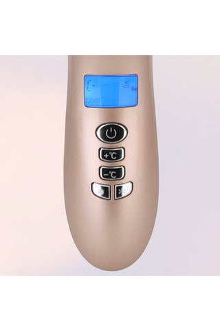 Masseur à ultrasons avec lumière LED - Doré