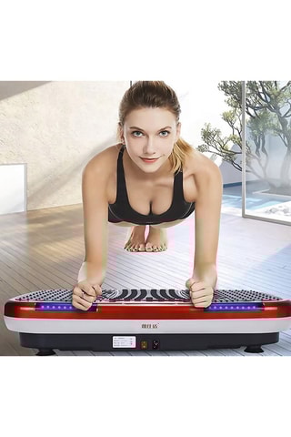 Plateforme vibrante - Blanc et rouge