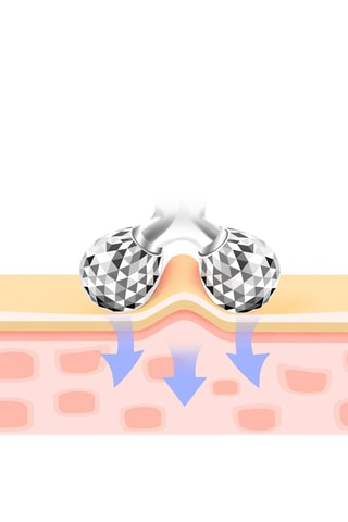 Rouleau lifting facial - Argenté