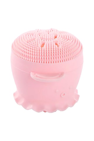 Brosse visage manuelle 2-en-1 - Rose clair