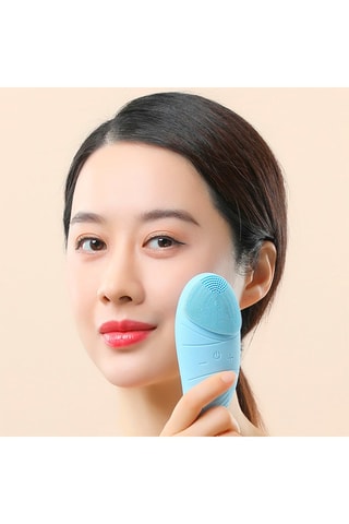 Brosse nettoyante pour le visage Bleu