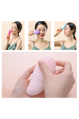 Brosse nettoyante pour le visage Bleu