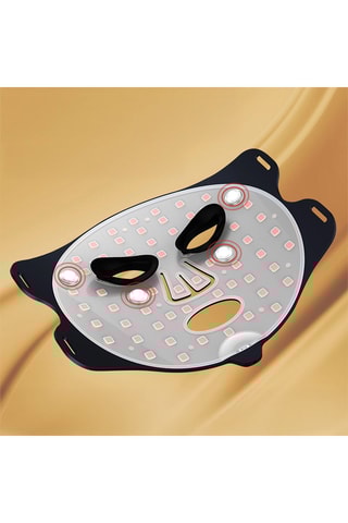 Masque facial traitement lumière LED télécommandé en silicone