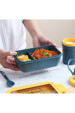 Boîte à lunch avec thermos - 20,3 x 12,3 x 7,3 cm