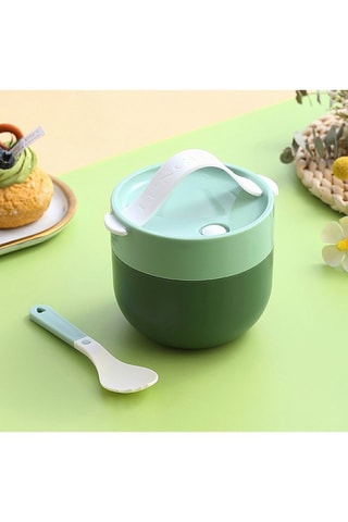 Boîte à lunch avec bol - 21 x 13 x 7,5 cm