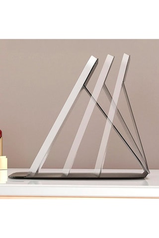 Miroir de maquillage LED - Blanc et rose