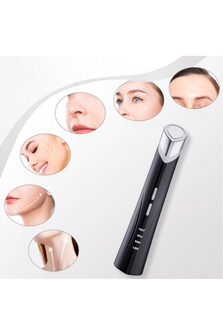 Appareil de massage pour le visage - Noir