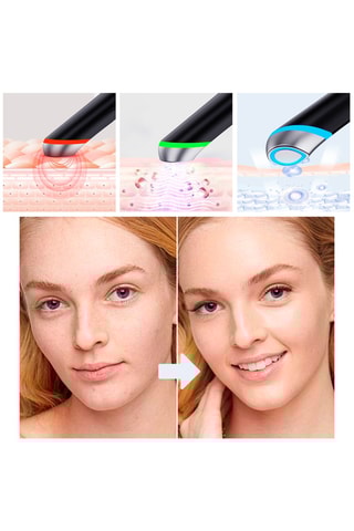 Appareil de massage pour le visage - Noir