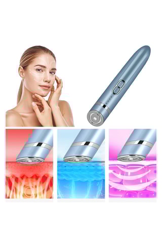 Appareil de massage pour le visage - Bleu