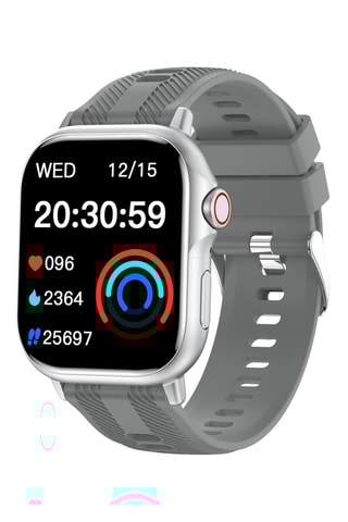 Montre connectée - Compatible Android et IOS - Gris