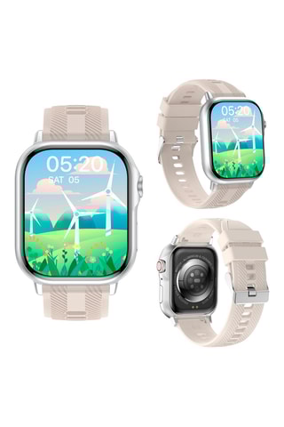 Montre connectée - Compatible Android et IOS - Beige
