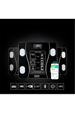 Balance connectée - Noir - Jusqu'à 180 kg